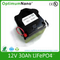 Batterie d&#39;UPS de 12V 30ah LiFePO4 avec le PCM ou le chargeur